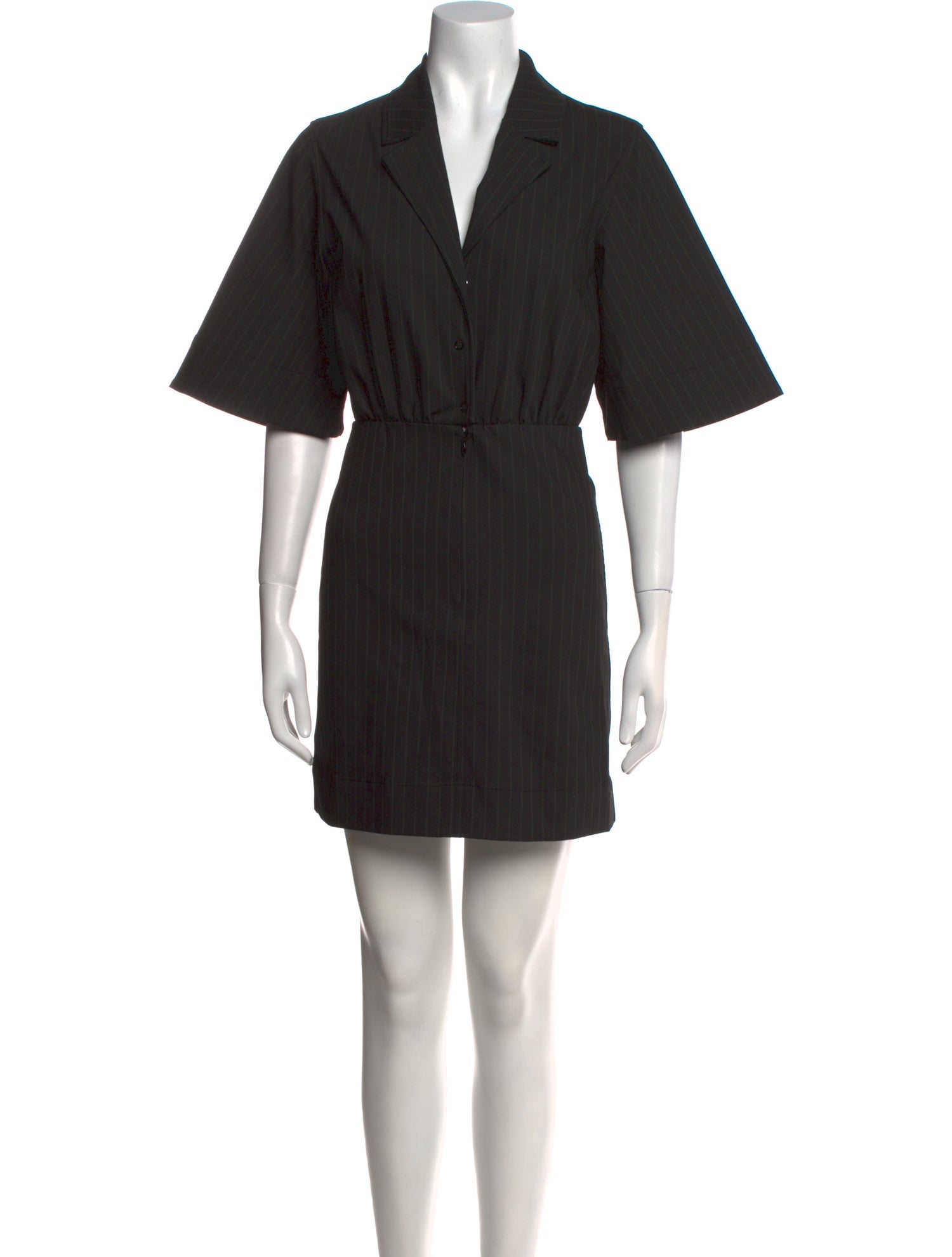 Ganni V-Neck Mini Dress