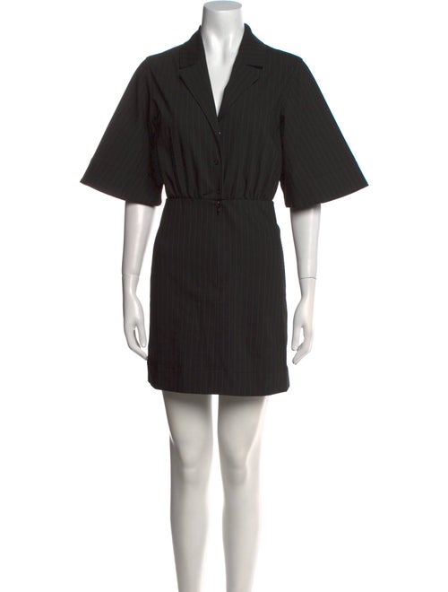 Ganni V-Neck Mini Dress