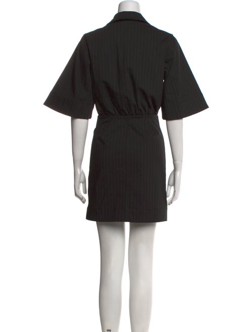 Ganni V-Neck Mini Dress