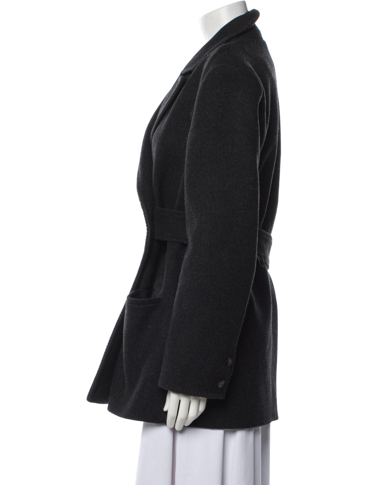 Ganni Wool Peacoat