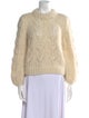 Ganni Wool Mock Neck Sweater