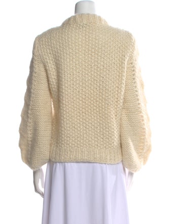 Ganni Wool Mock Neck Sweater