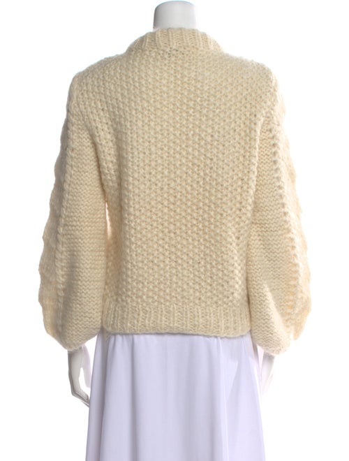 Ganni Wool Mock Neck Sweater