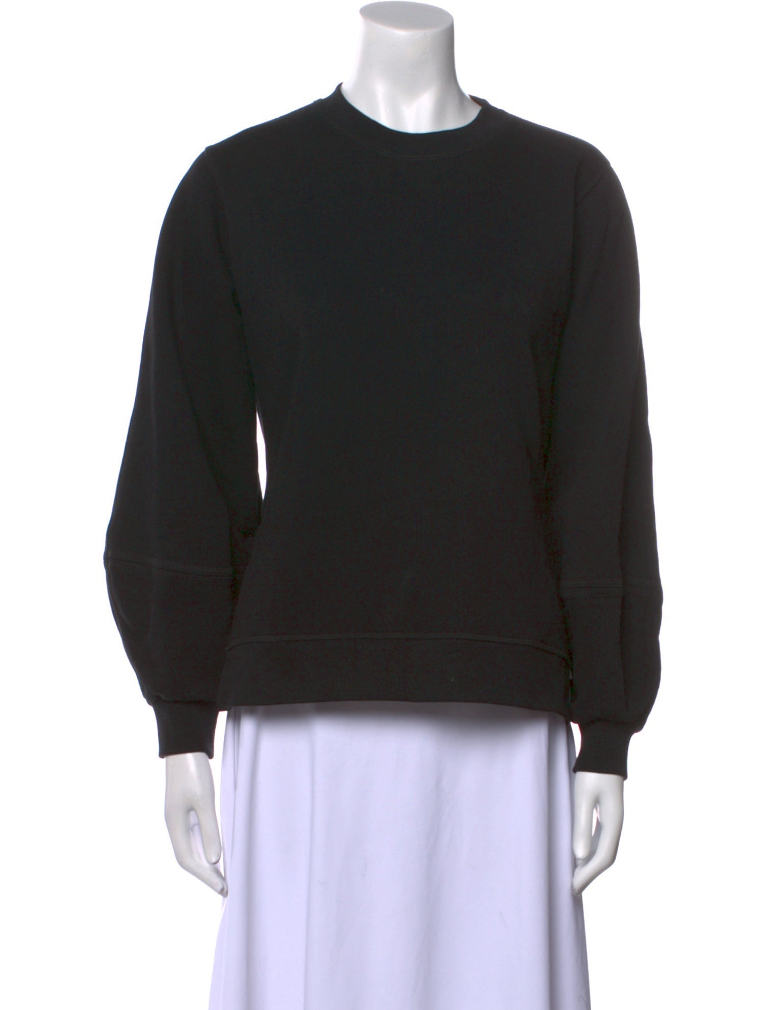 Ganni Crew Neck Long Sleeve Sweatshirt