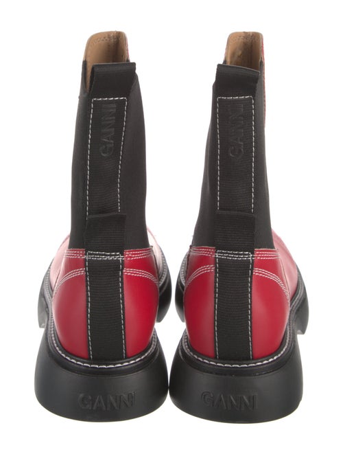 Ganni Leather Chelsea Boots