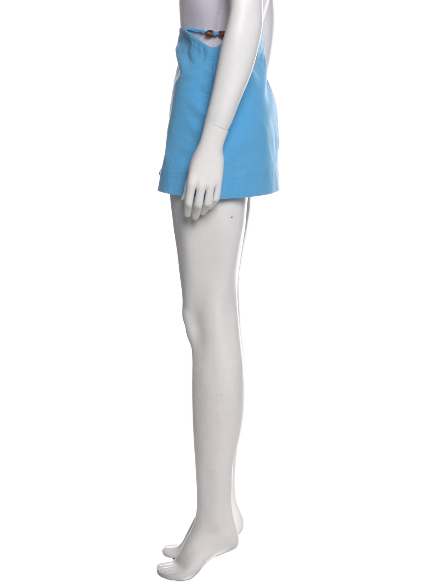 Ganni Beaded Accents Mini Skirt