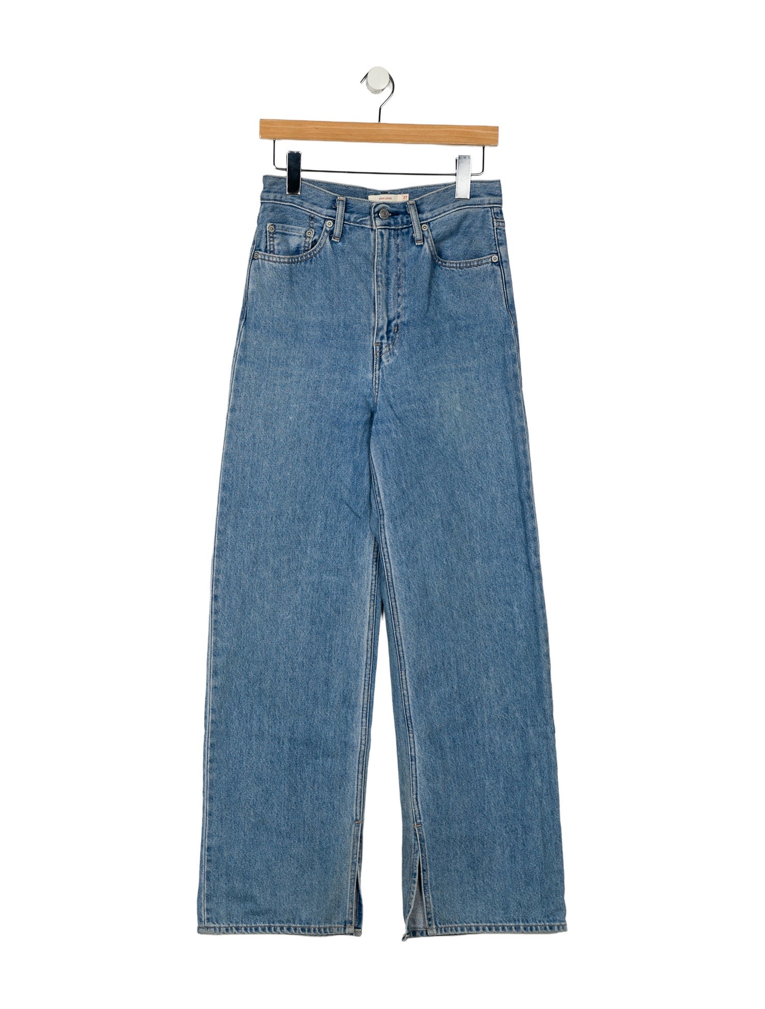 Ganni High-Rise Wide Leg Jeans