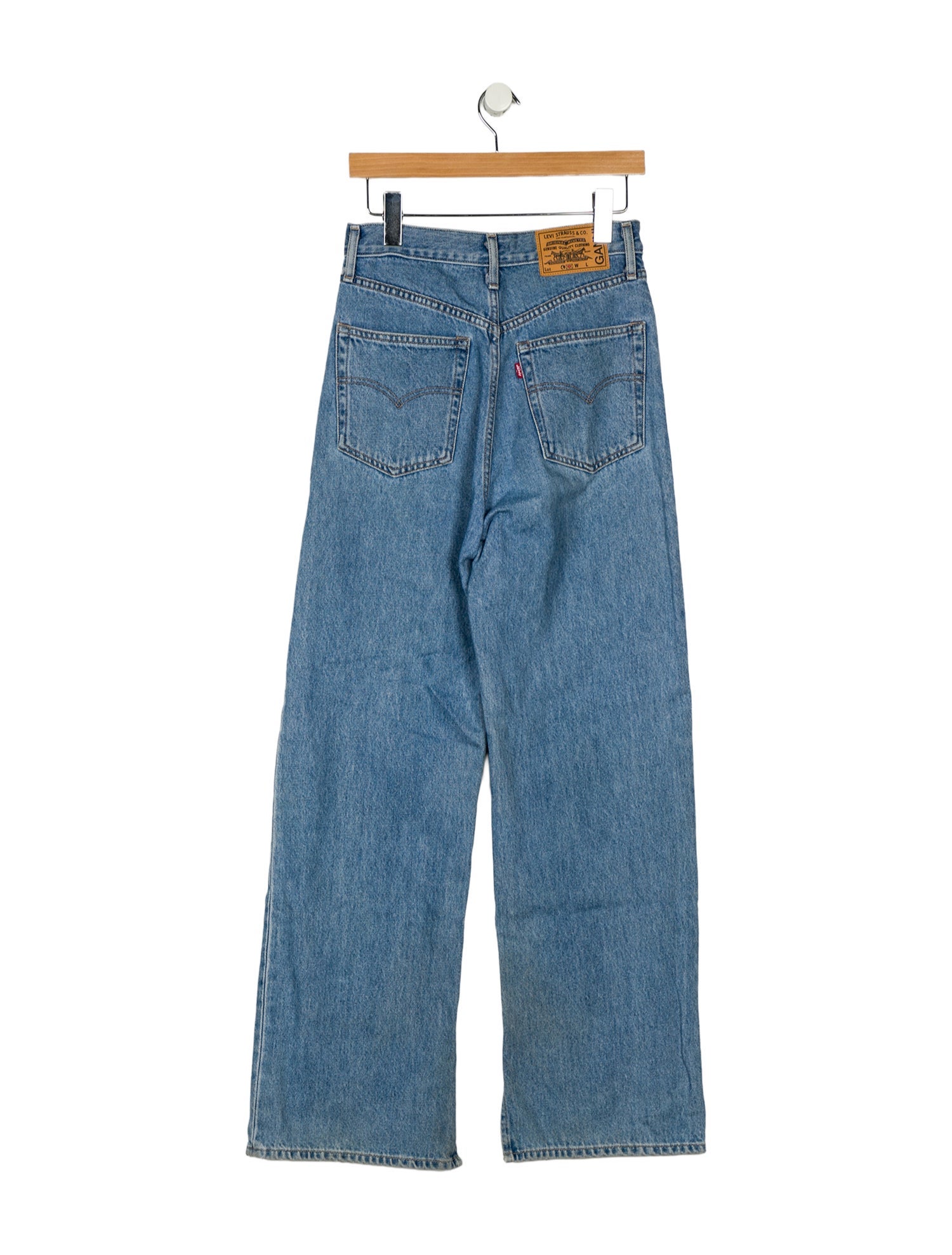 Ganni High-Rise Wide Leg Jeans