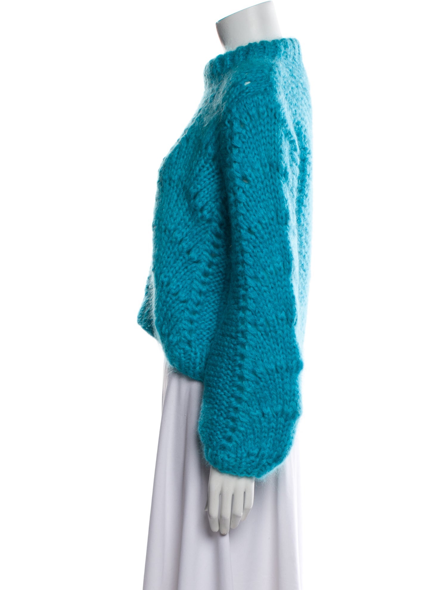 Ganni Mohair Mock Neck Sweater