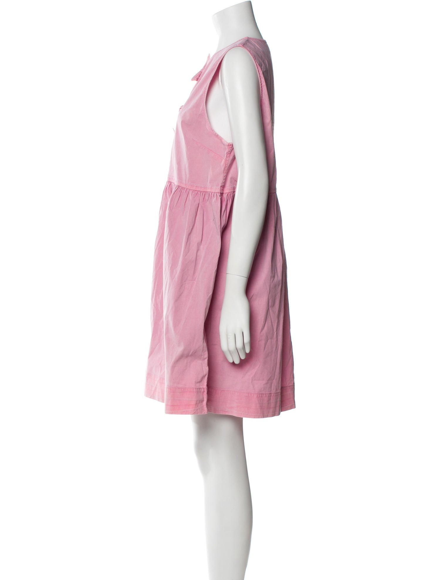 Ganni Crew Neck Mini Dress