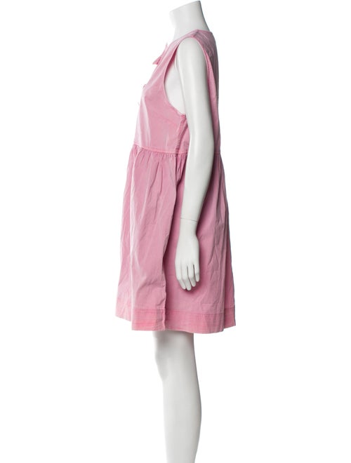 Ganni Crew Neck Mini Dress