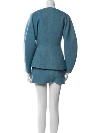 Ganni Wool Skirt Suit