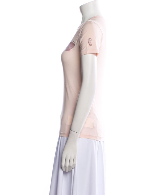 Ganni Crew Neck Short Sleeve T-Shirt