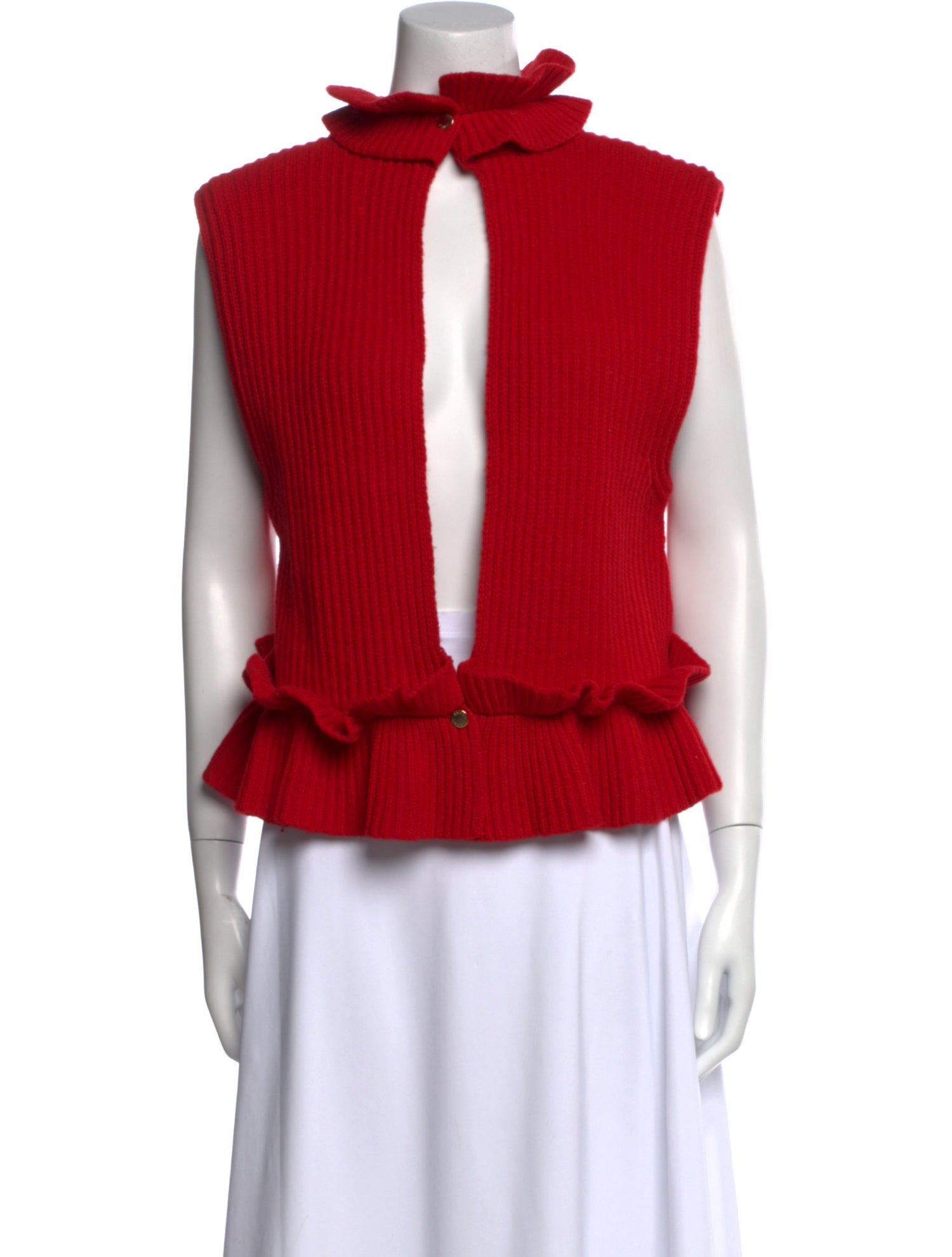 Ganni Wool Mock Neck Sweater