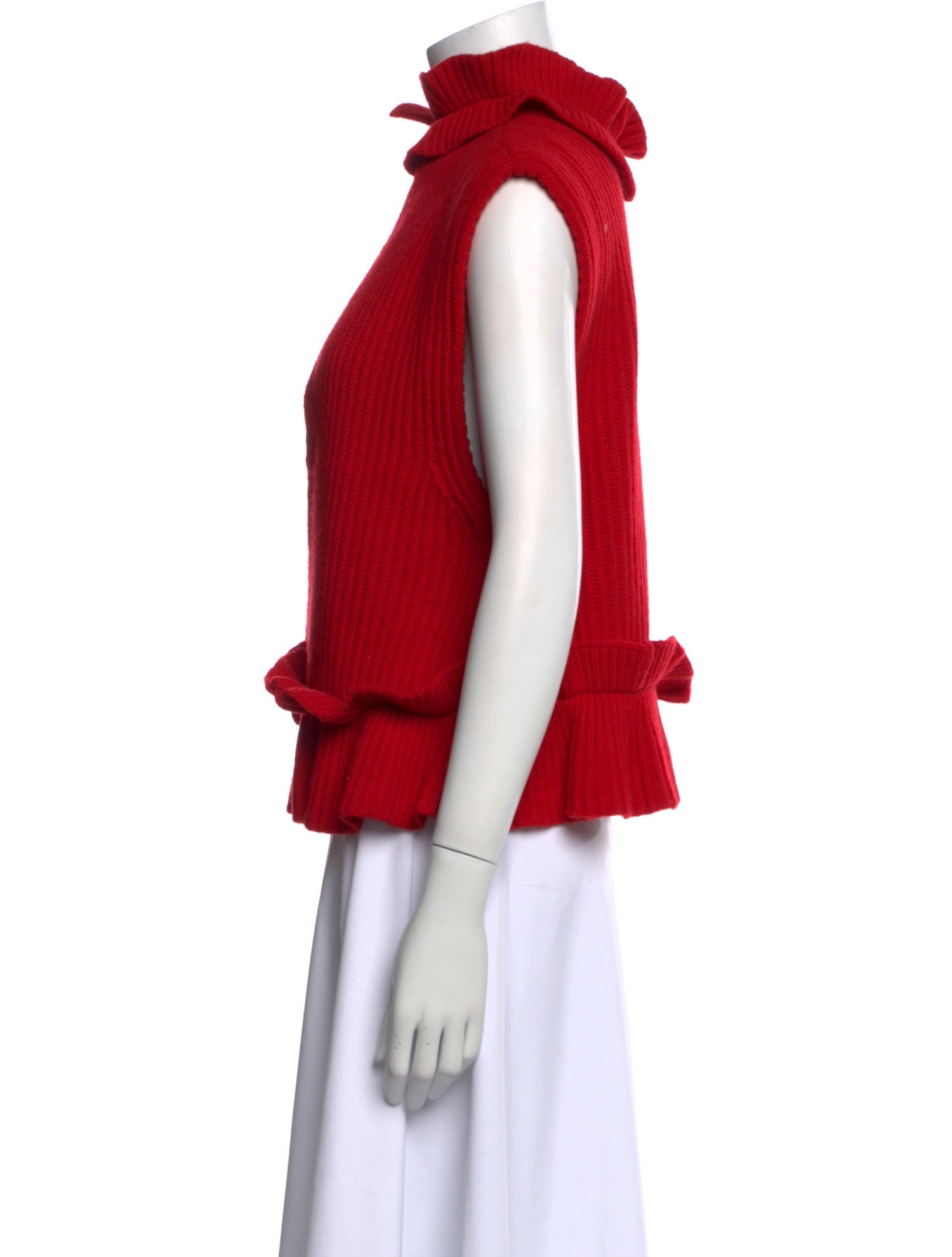 Ganni Wool Mock Neck Sweater