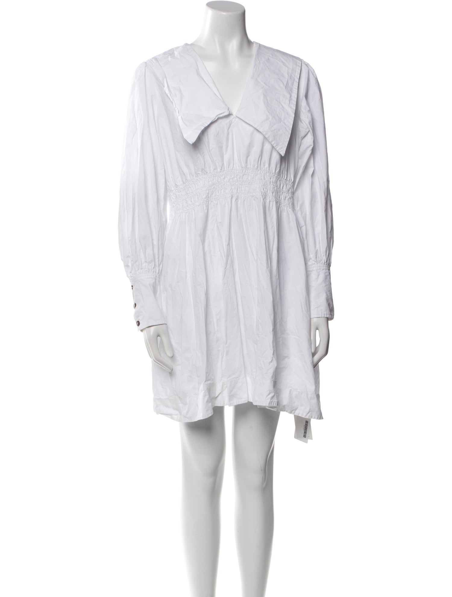 Ganni V-Neck Mini Dress