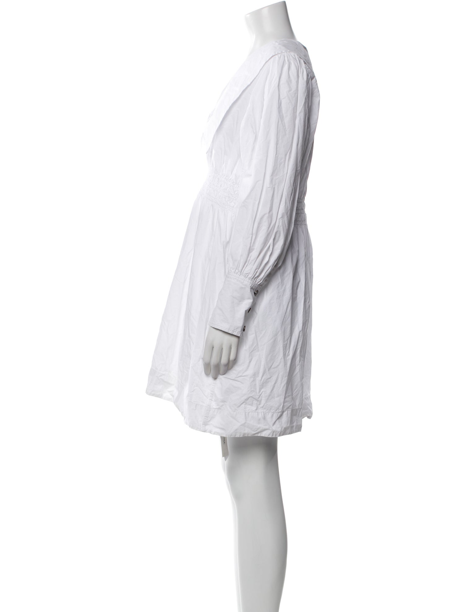 Ganni V-Neck Mini Dress