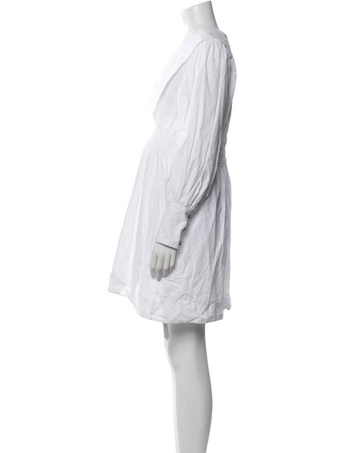 Ganni V-Neck Mini Dress