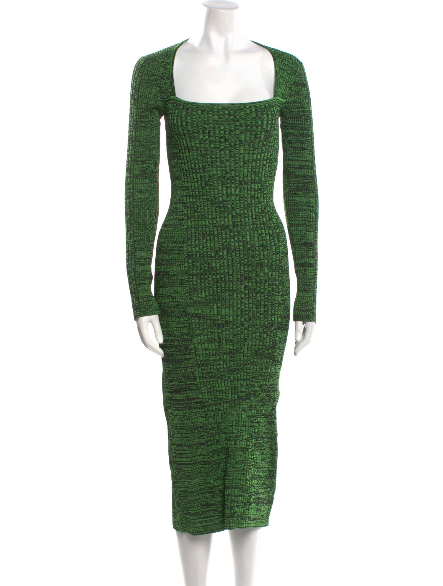 Ganni Square Neckline Midi Length Dress w/ Tags