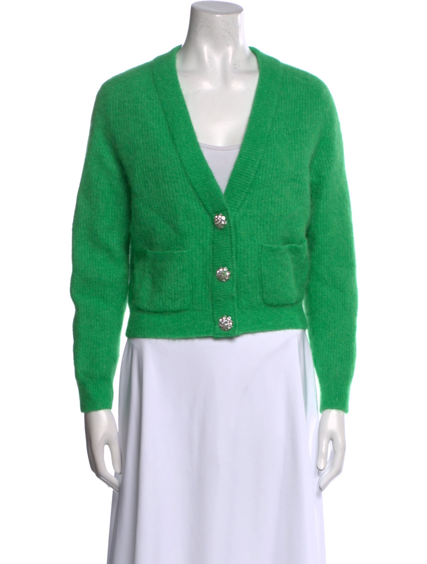 Ganni V-Neck Sweater