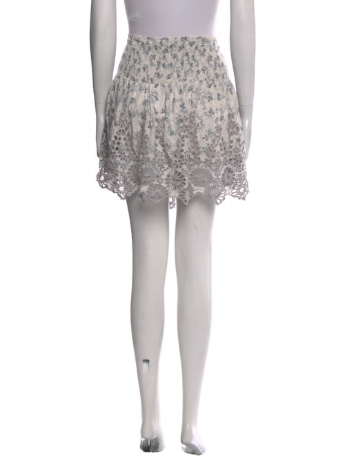 Ganni Floral Print Mini Skirt