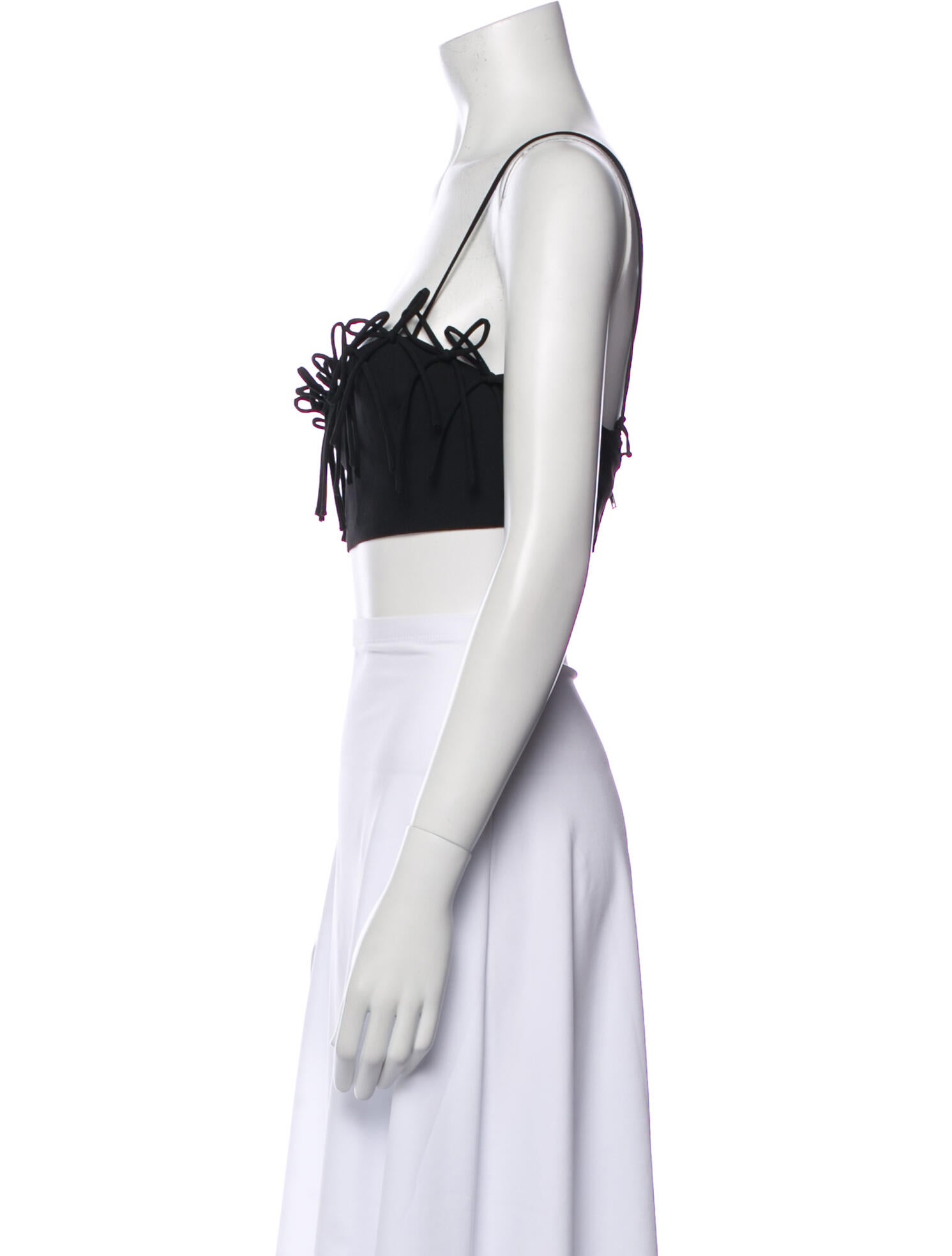 Ganni Square Neckline Sleeveless Crop Top w/ Tags