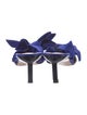 Ganni Satin Bow Accents Sandals