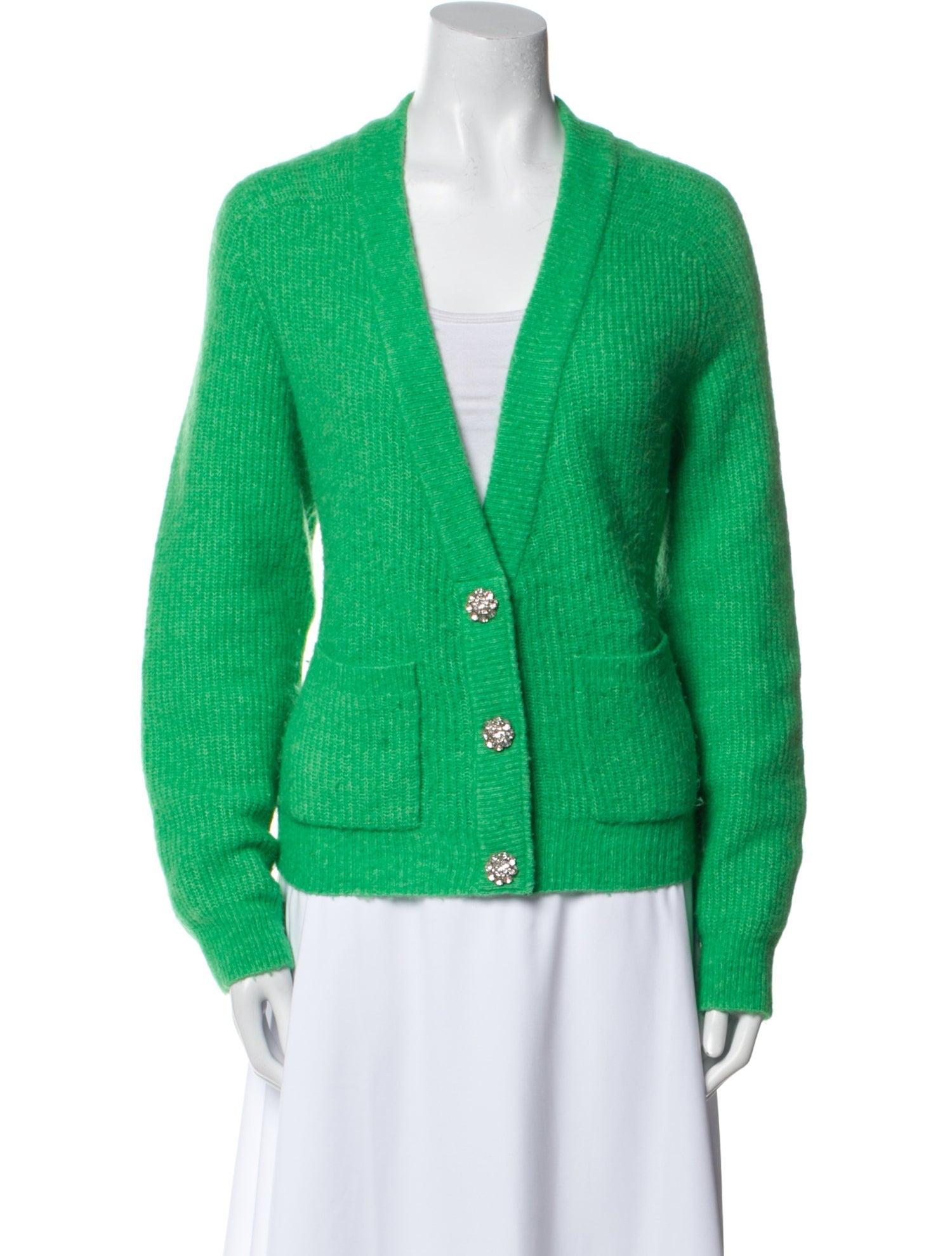 Ganni V-Neck Sweater