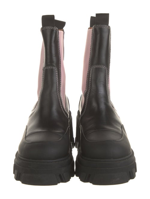 Ganni Leather Chelsea Boots