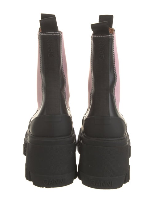 Ganni Leather Chelsea Boots