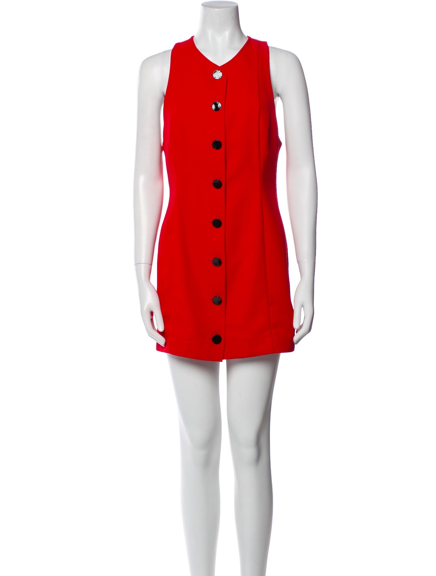 Ganni Crew Neck Mini Dress