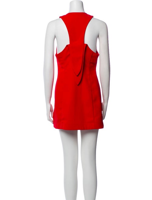 Ganni Crew Neck Mini Dress