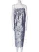 Ganni Printed Knee-Length Dress