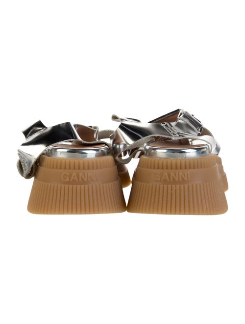 Ganni Patent Leather Gladiator Sandals