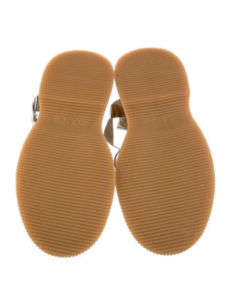 Ganni Patent Leather Gladiator Sandals