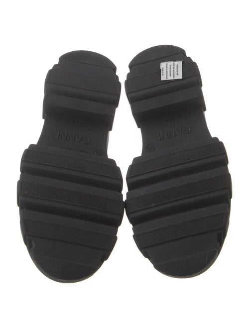 Ganni Snakeskin Animal Print Loafers