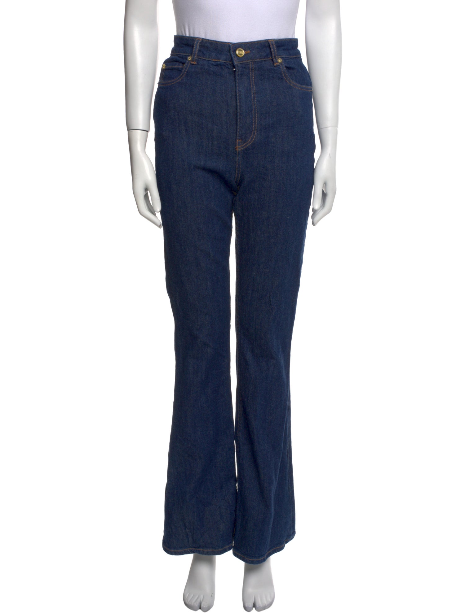 Ganni High-Rise Wide Leg Jeans