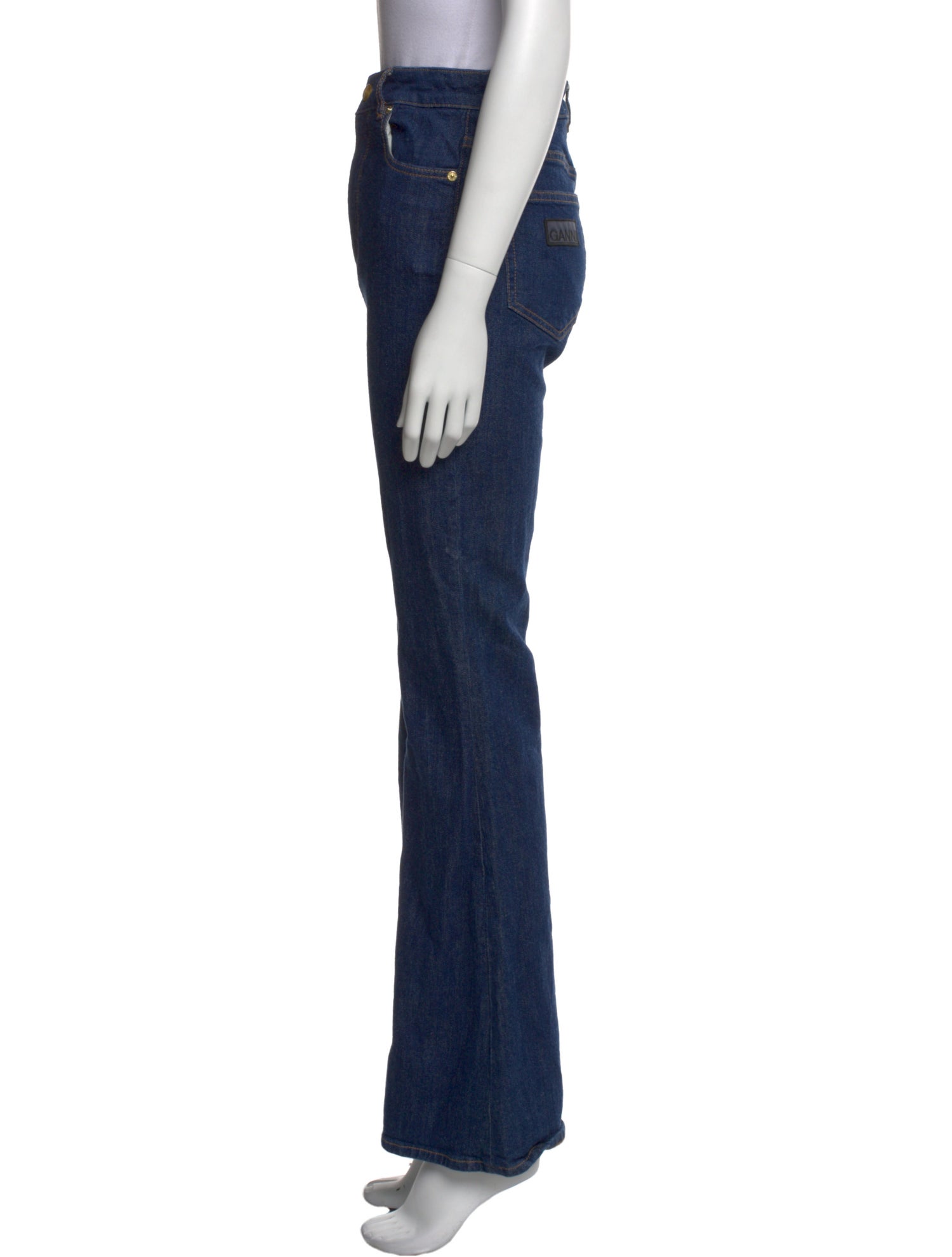 Ganni High-Rise Wide Leg Jeans