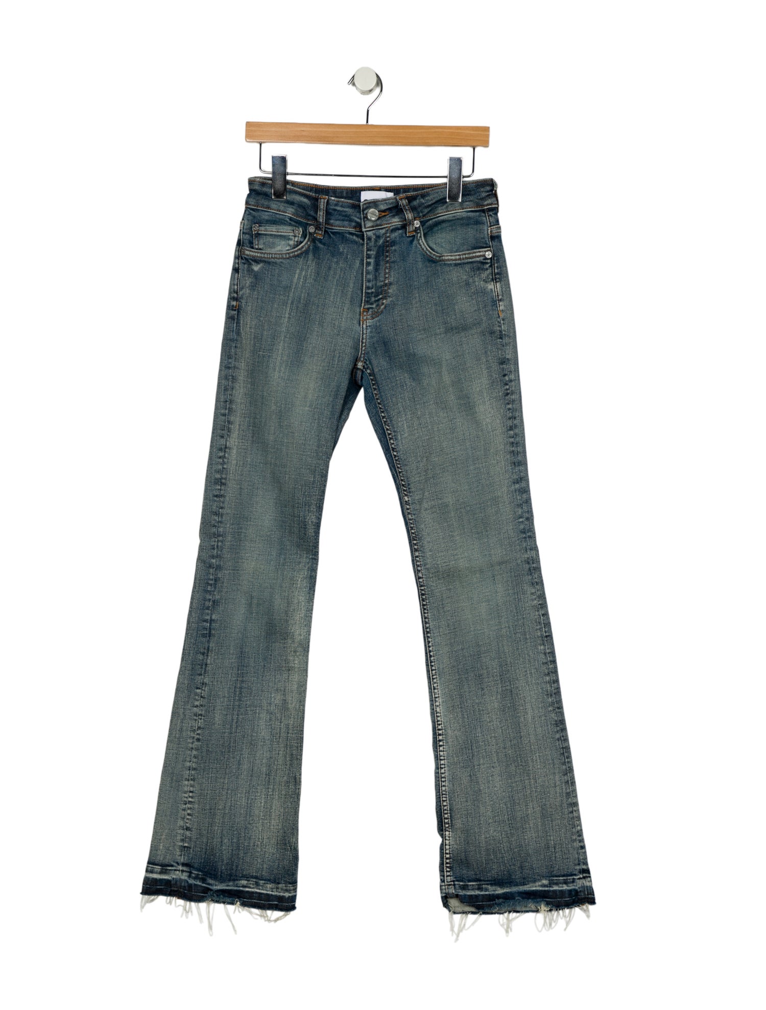 Ganni Mid-Rise Wide Leg Jeans