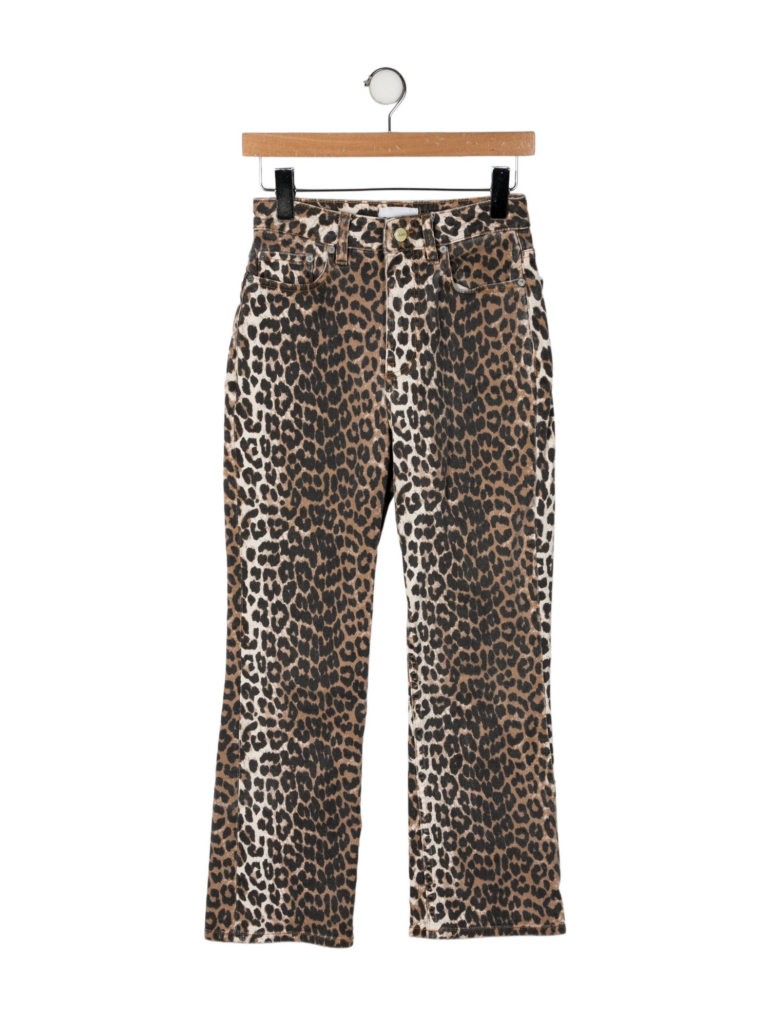 Ganni Mid-Rise Straight Leg Jeans