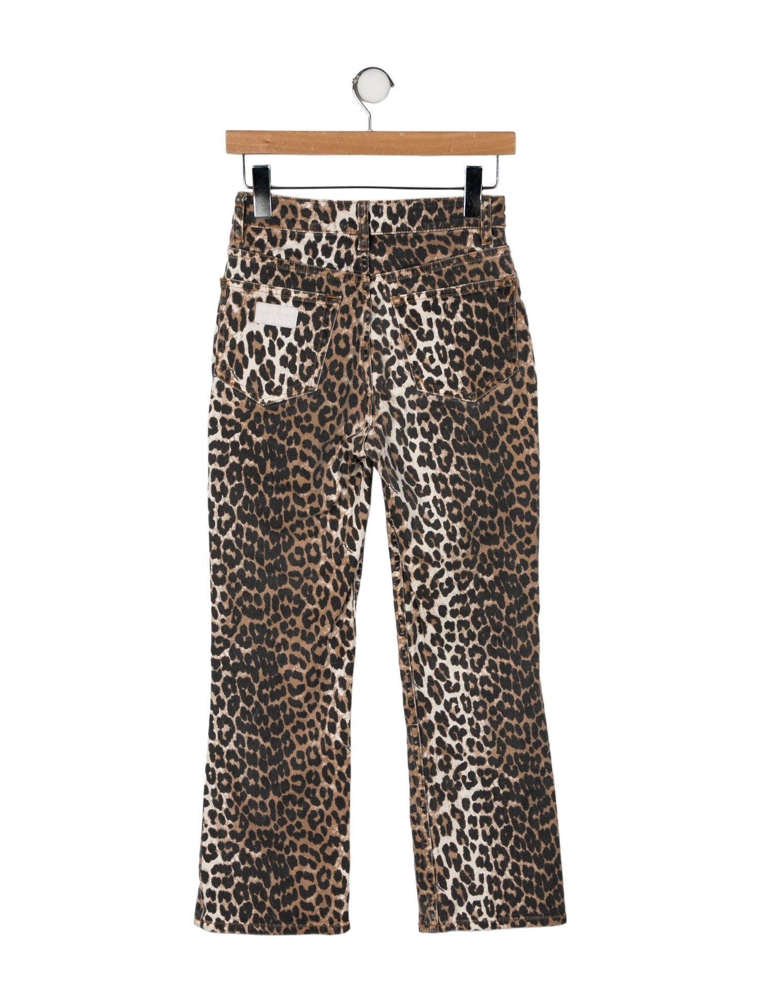 Ganni Mid-Rise Straight Leg Jeans