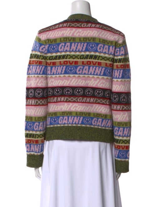 Ganni Wool Striped Sweater