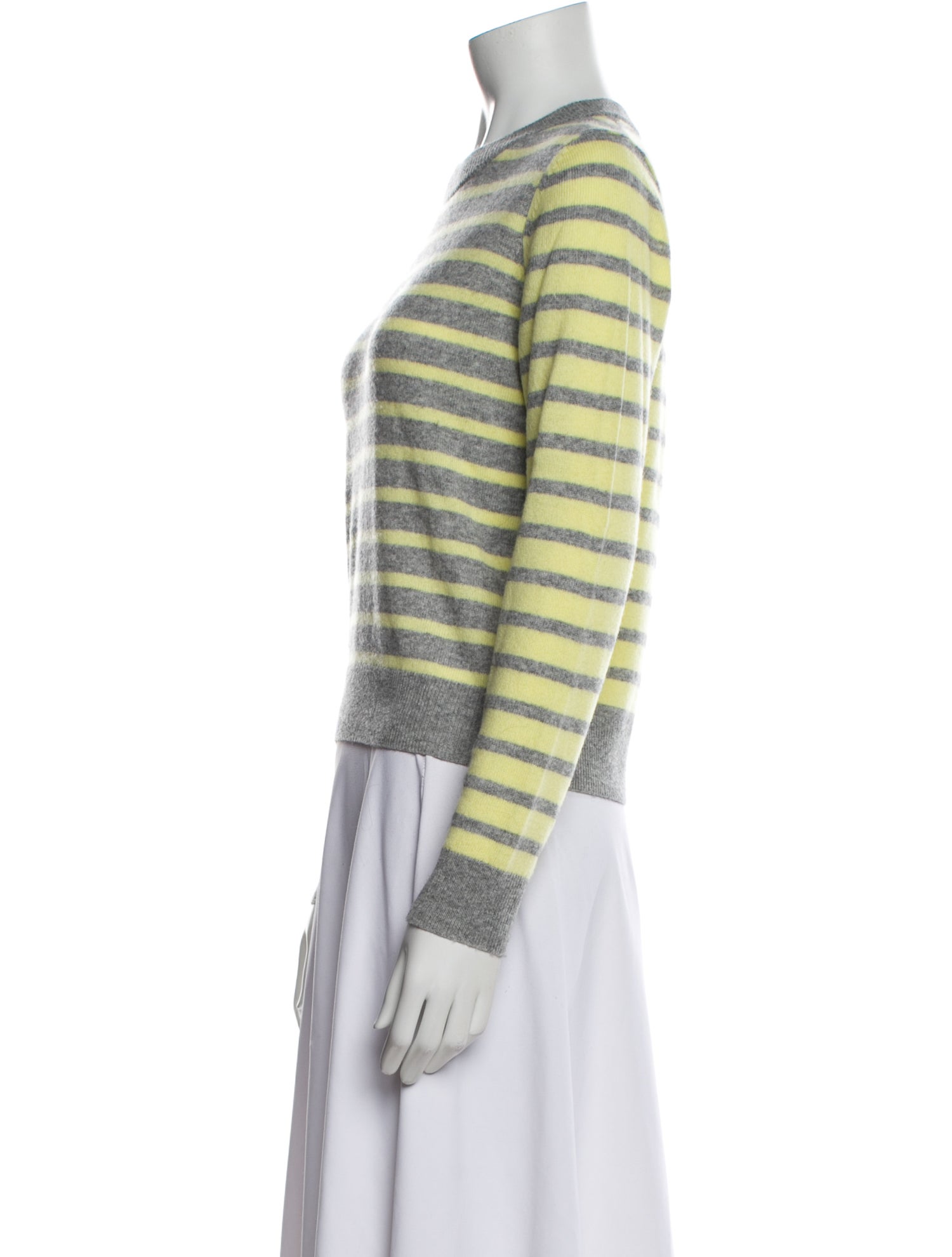Ganni Merino Wool Striped Sweater