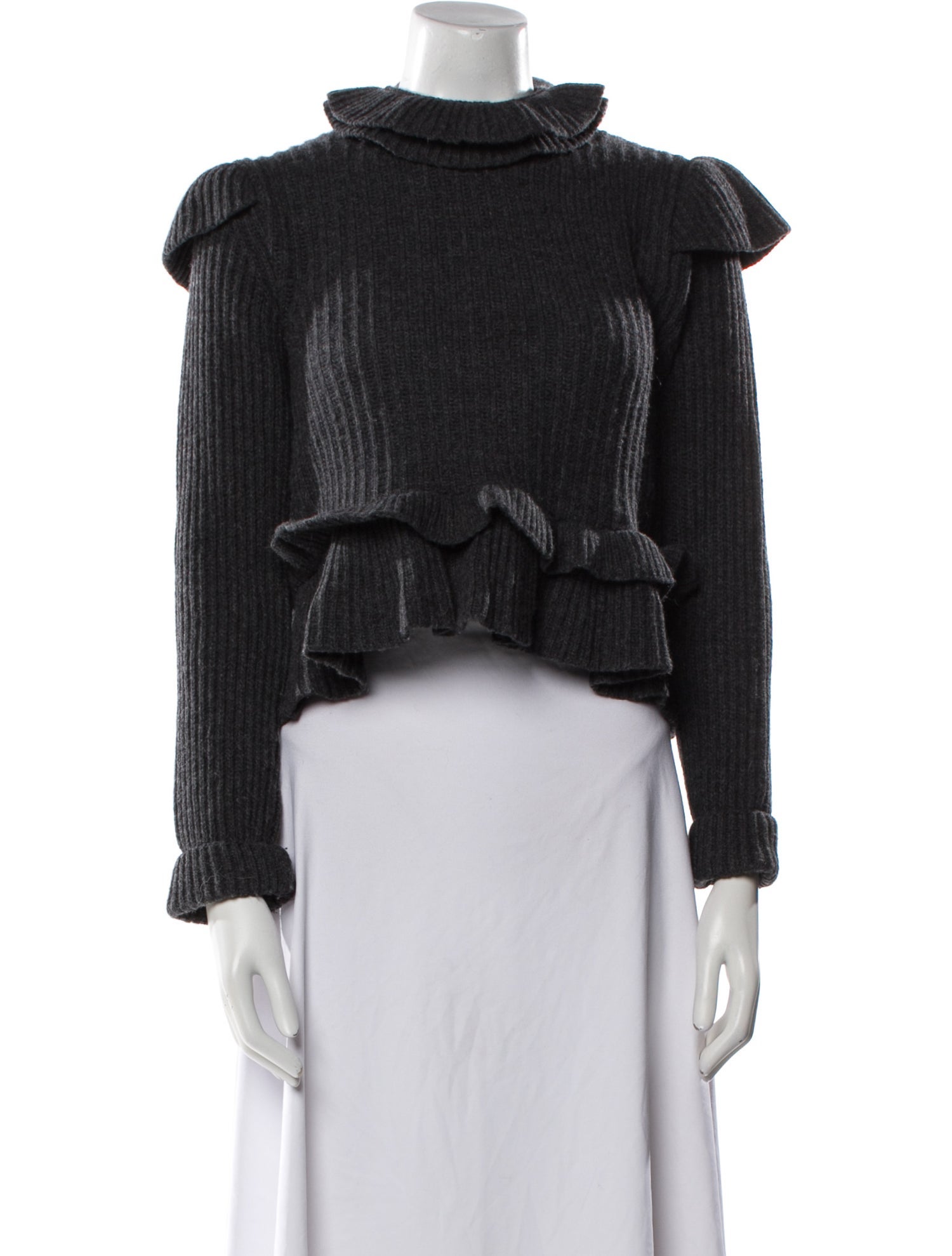 Ganni Wool Turtleneck Sweater