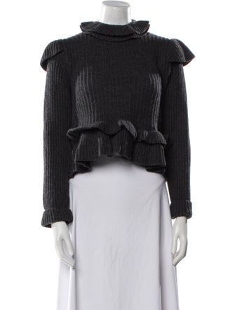 Ganni Wool Turtleneck Sweater