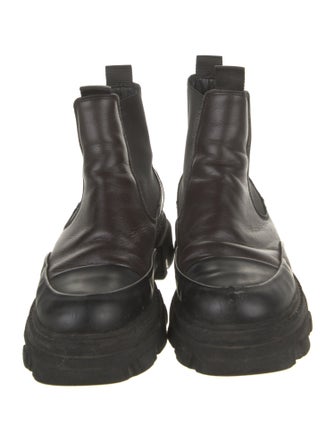 Ganni Leather Chelsea Boots