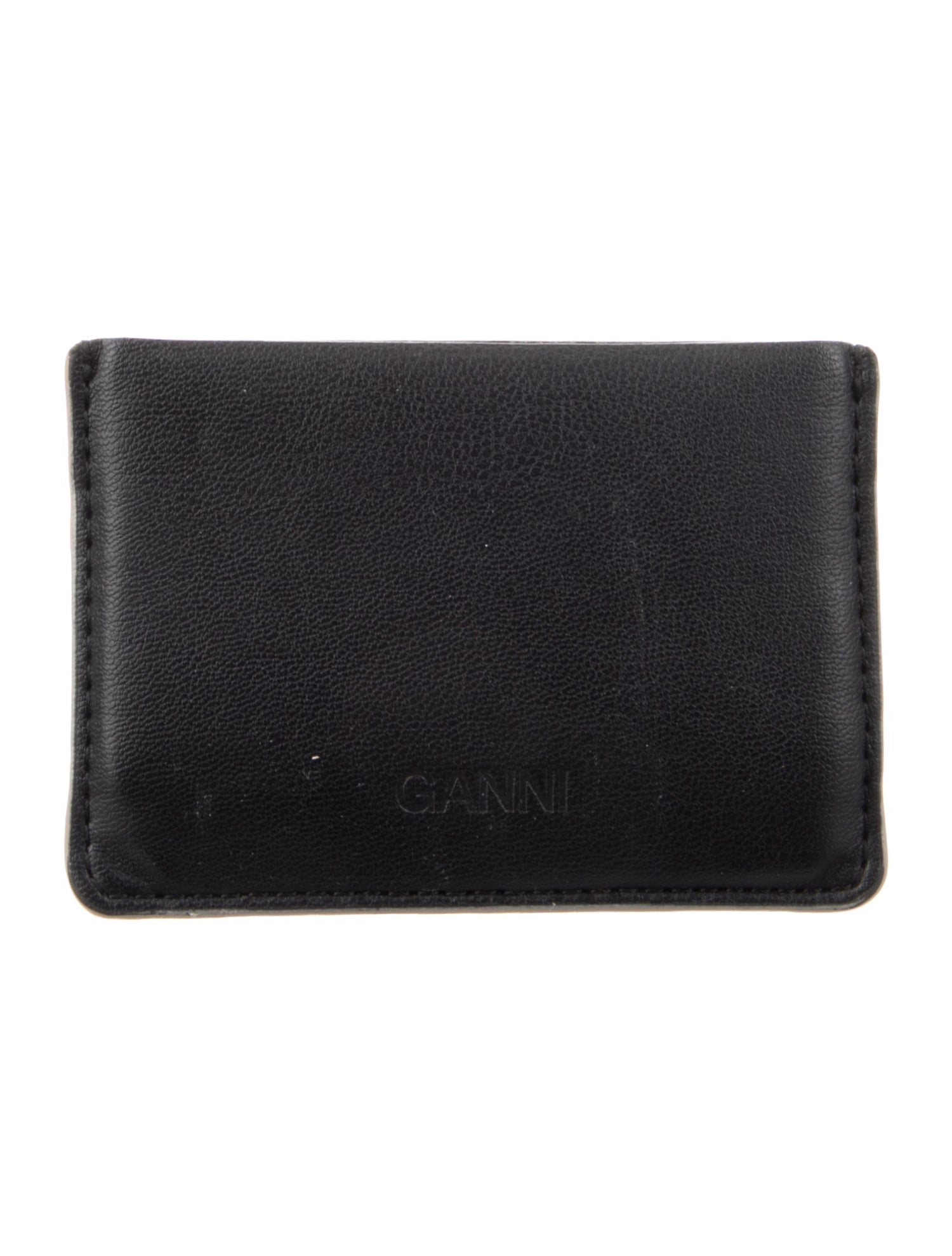 Ganni Leather Card Holder