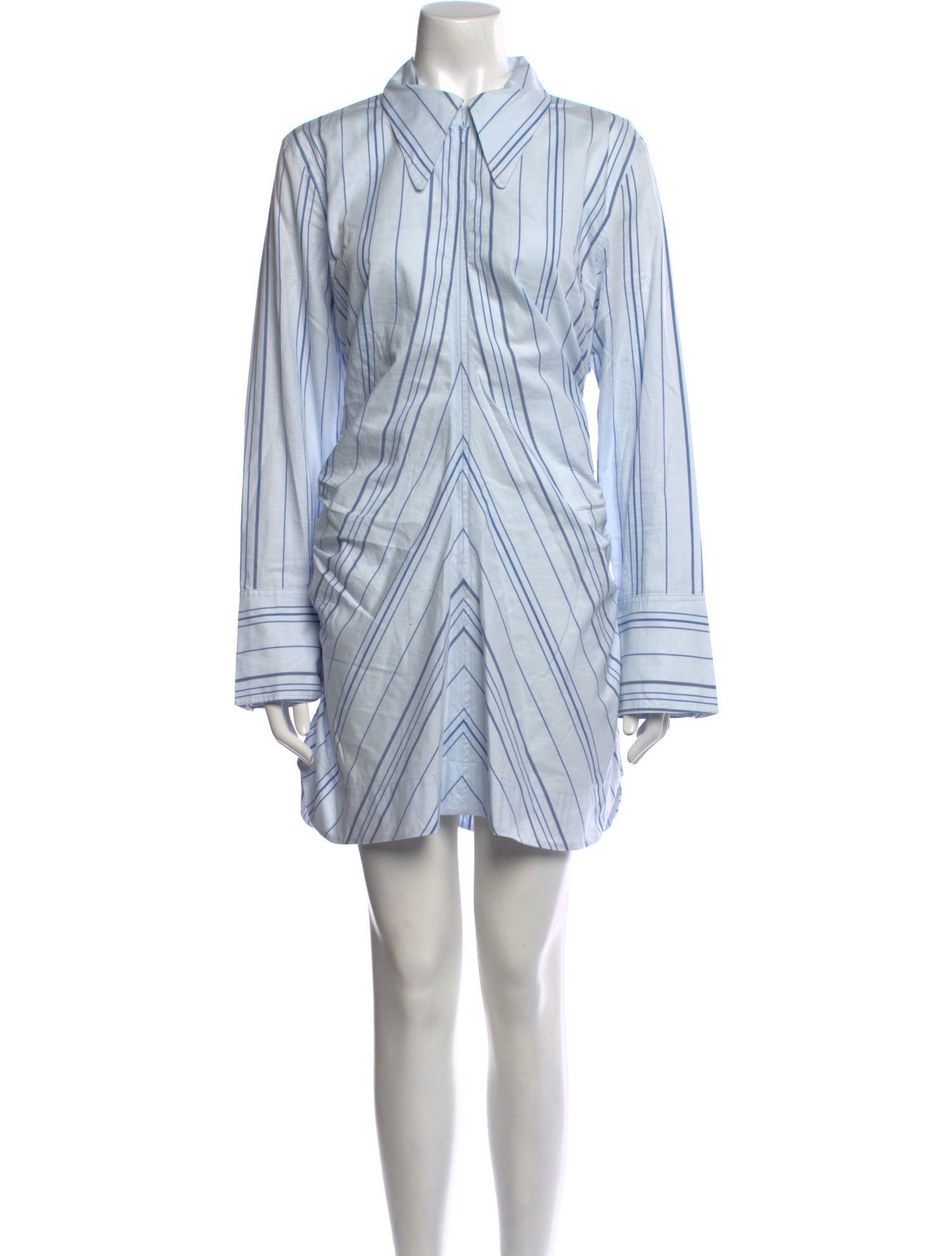 Ganni Striped Mini Dress