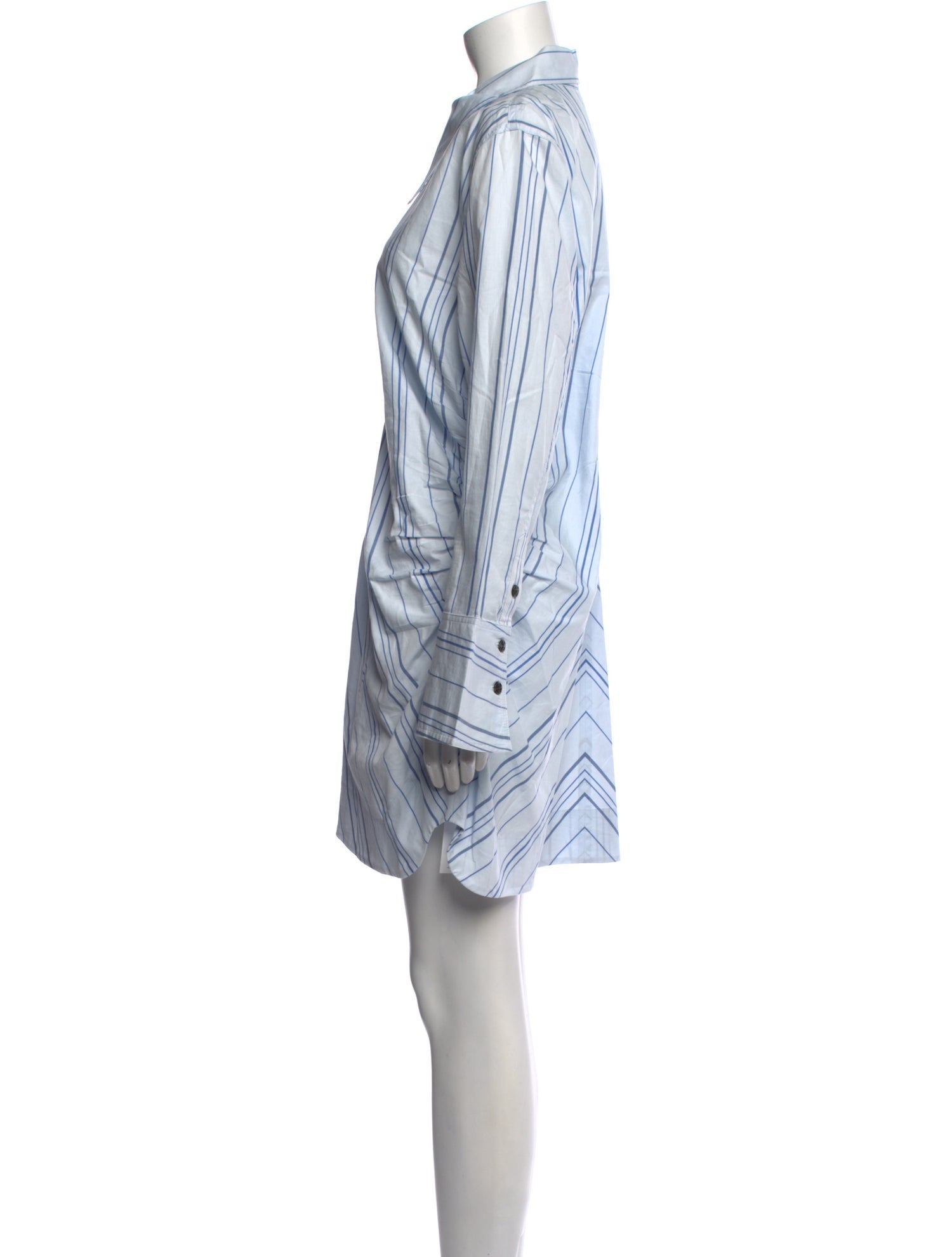 Ganni Striped Mini Dress