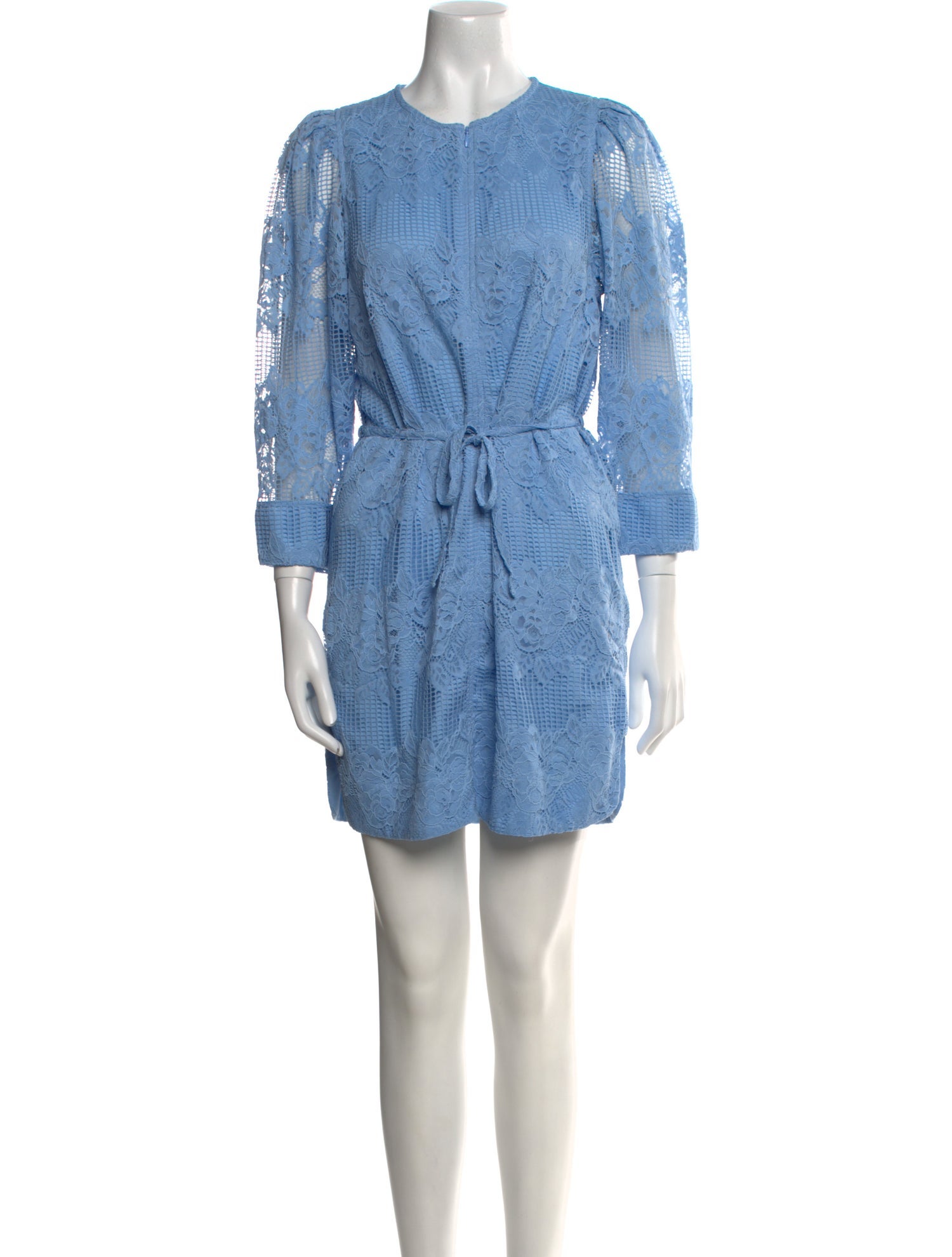 Ganni Crew Neck Mini Dress